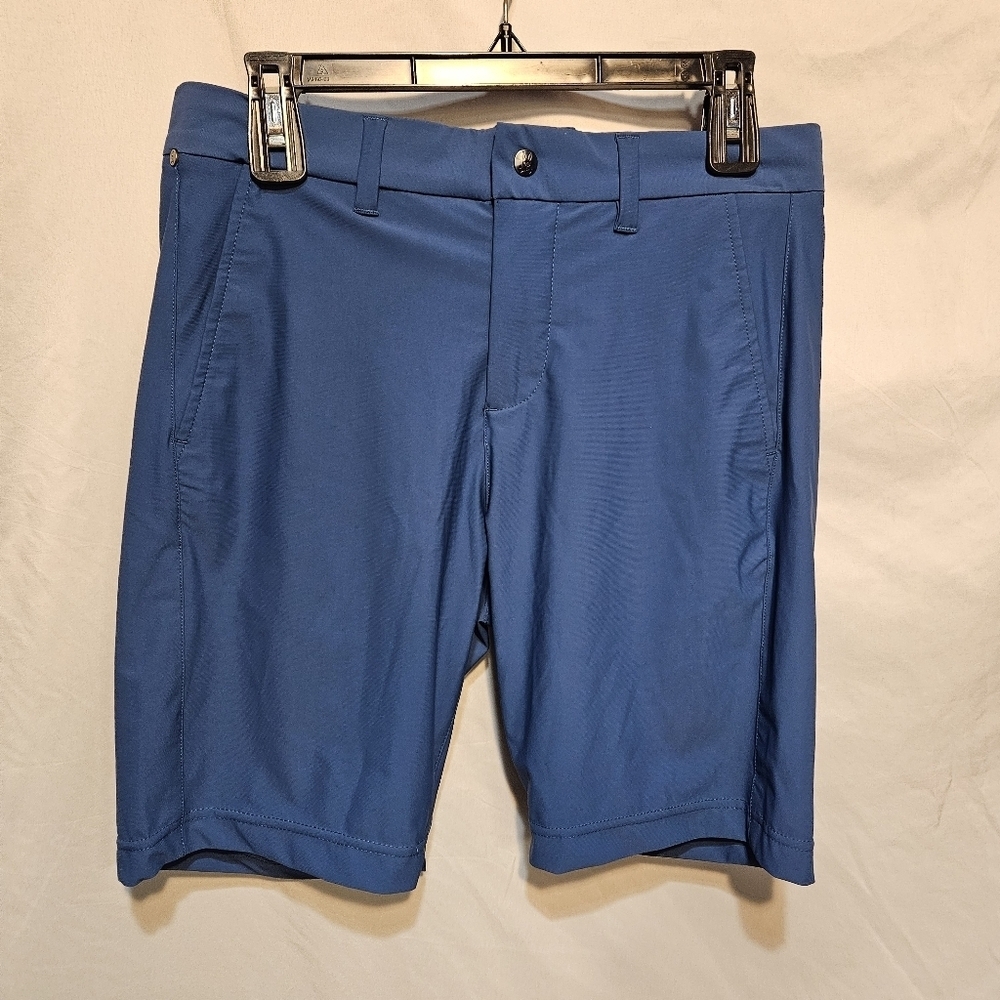 Psycho Bunny Stretch Cotton Blend Shorts Diego Color Blue Size 29